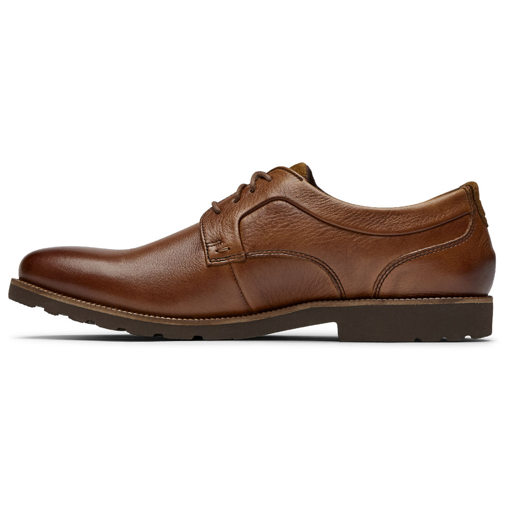 Rockport Oxfords Herre Brune - Sharp & Ready 2 Plain Toe - FNSJ51987